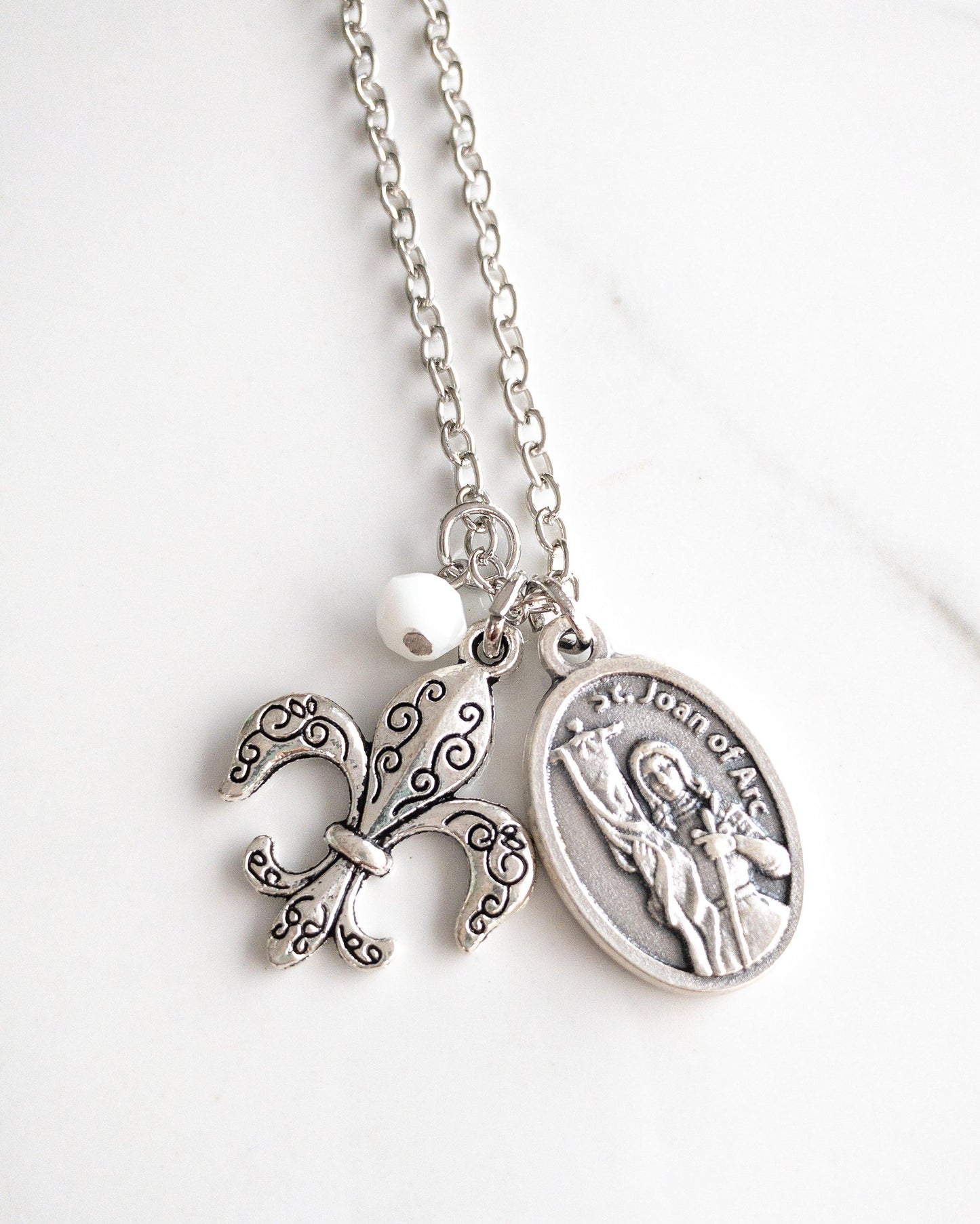 St Joan of Arc Necklace - Sagely Sparrow