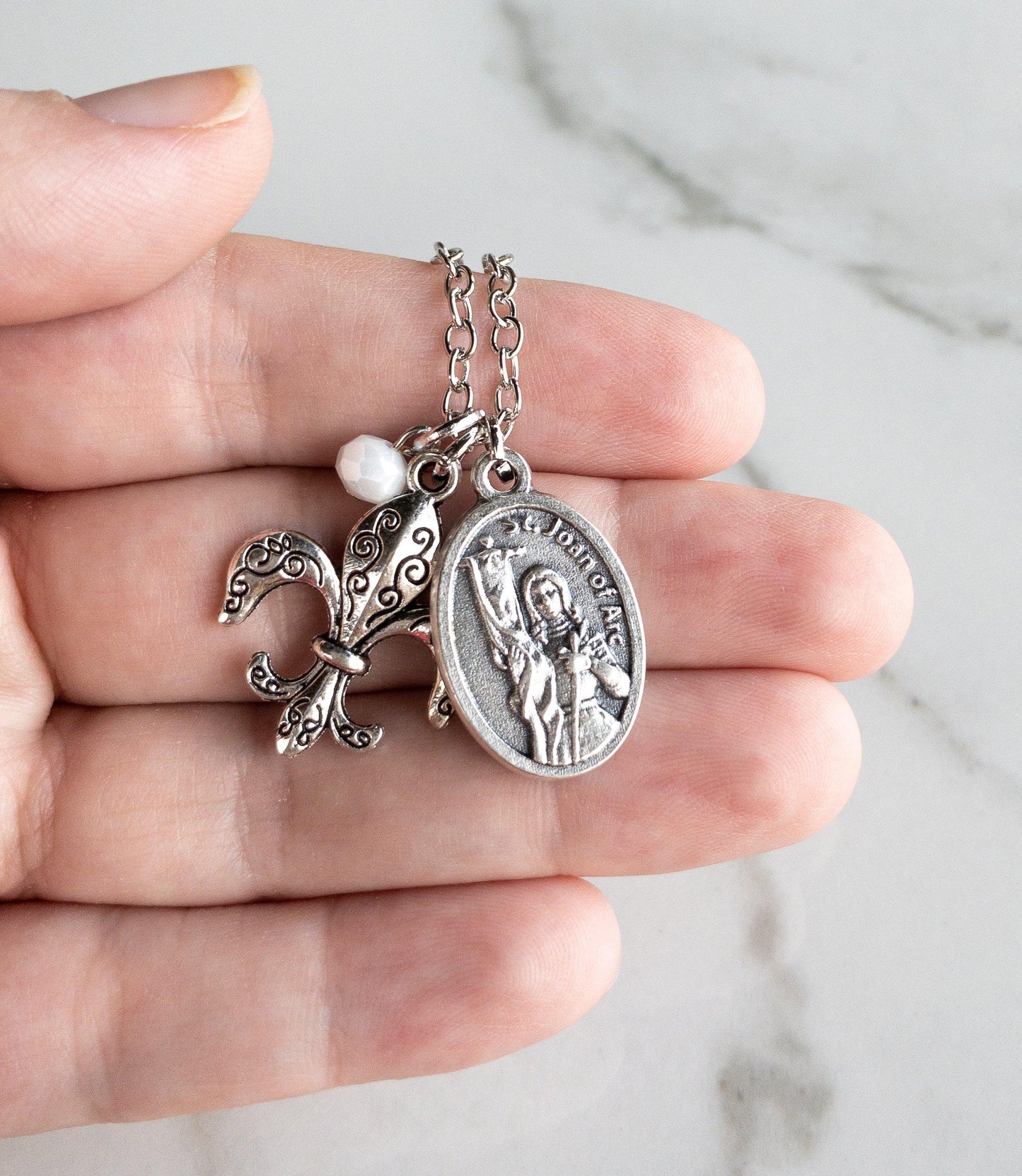 St Joan of Arc Necklace - Sagely Sparrow