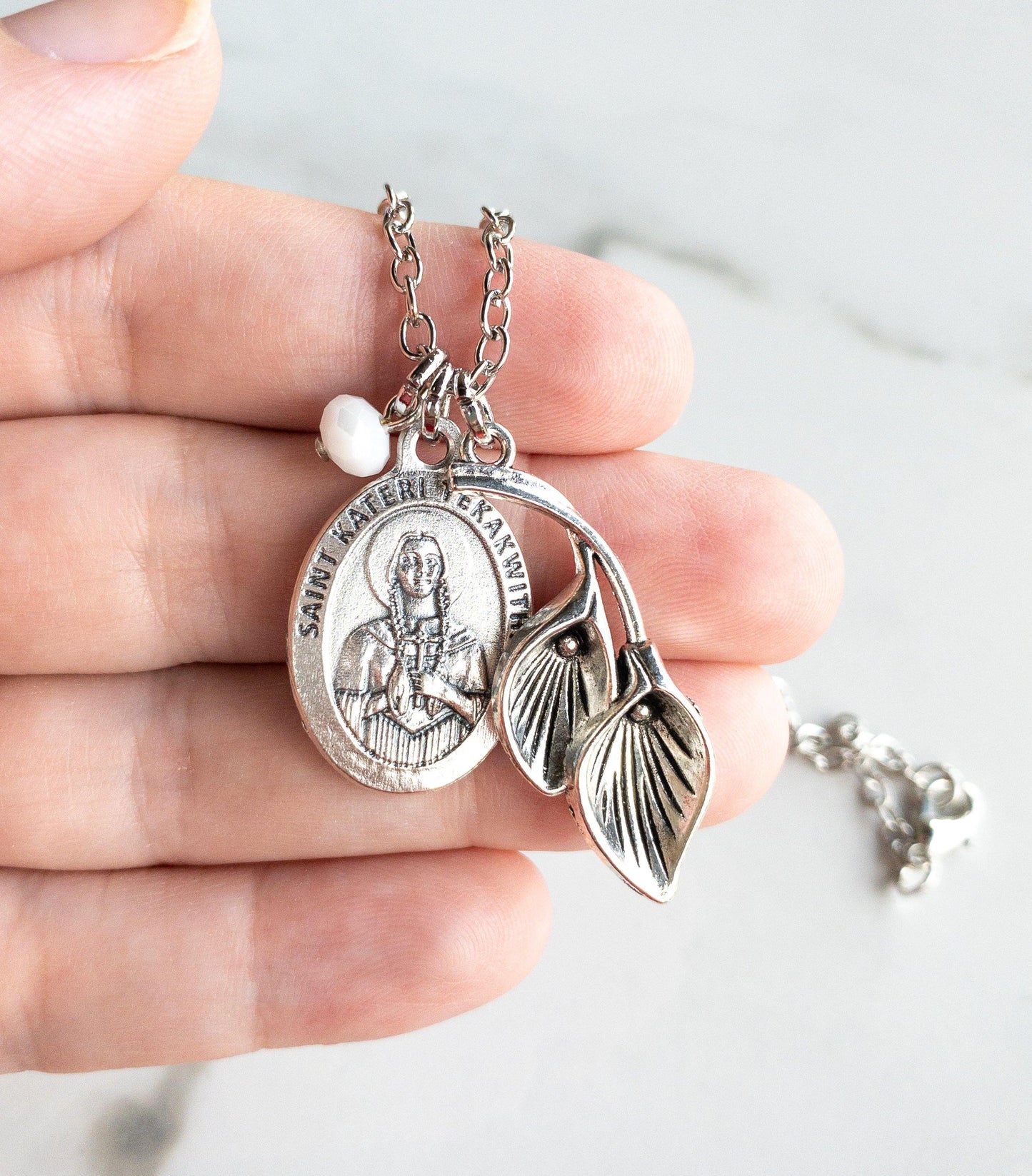 St Kateri Tekakwitha Necklace - Sagely Sparrow