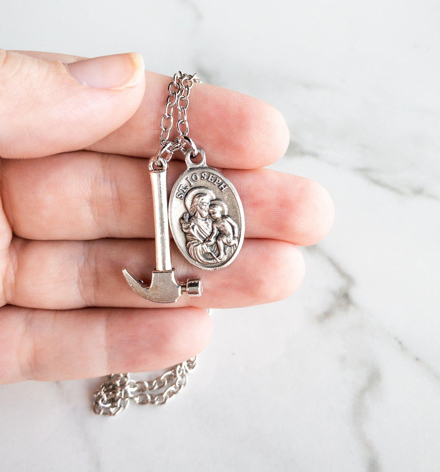 St Joseph Necklace - Sagely Sparrow