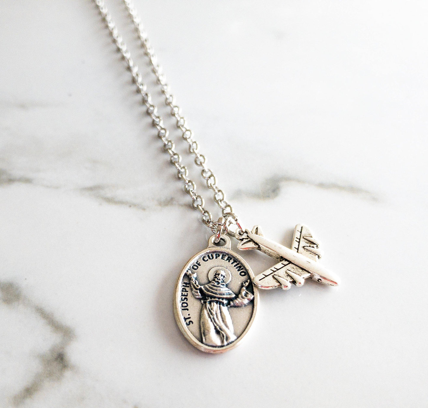 St Joseph of Cupertino Necklace - Sagely Sparrow