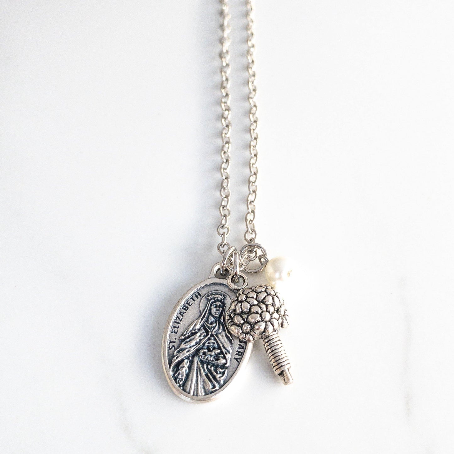St Elizabeth of Hungary Bride Necklace - Sagely Sparrow