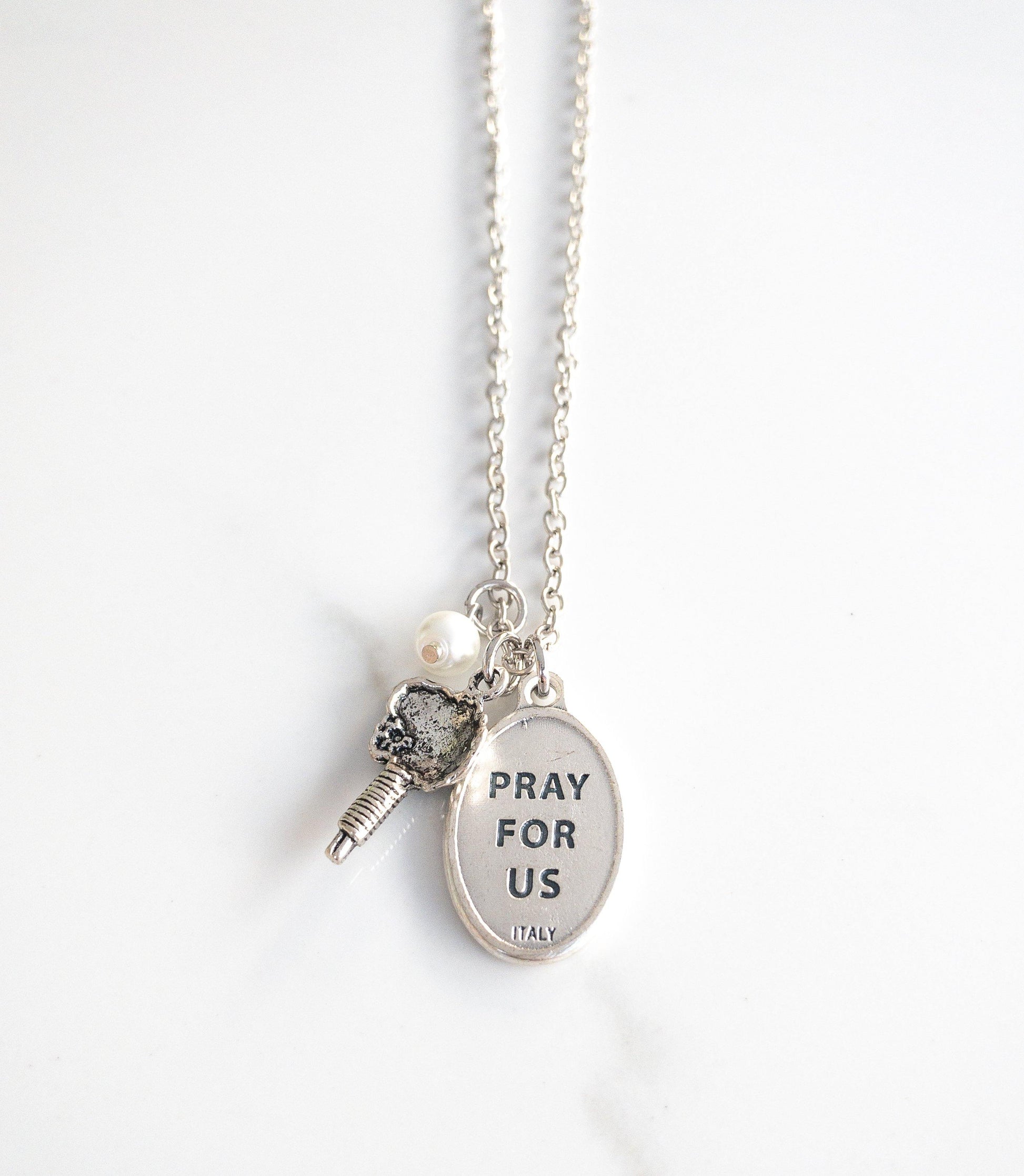 St Elizabeth of Hungary Bride Necklace - Sagely Sparrow