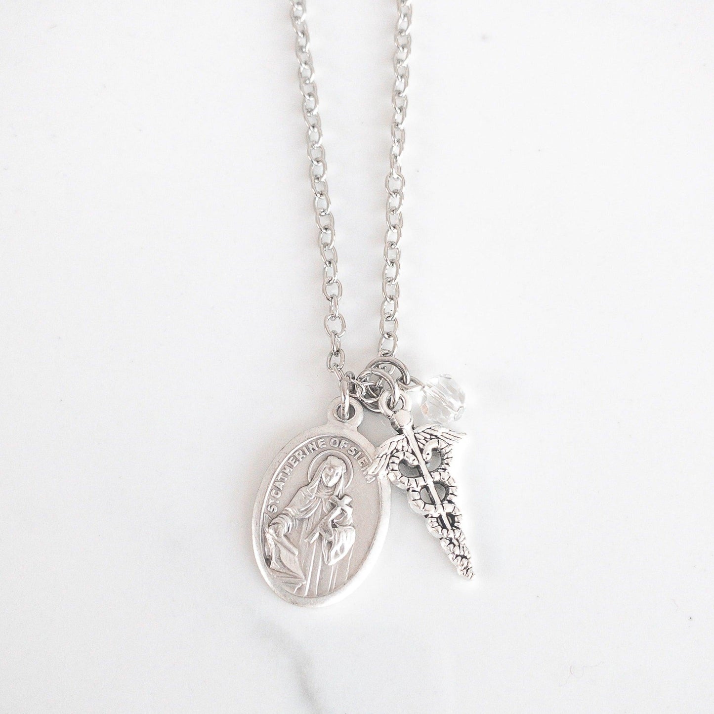 St Catherine of Siena Necklace - Sagely Sparrow