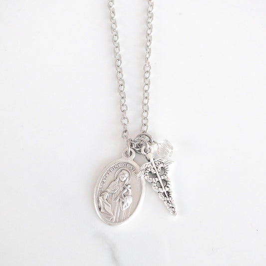 St Catherine of Siena Necklace - Sagely Sparrow