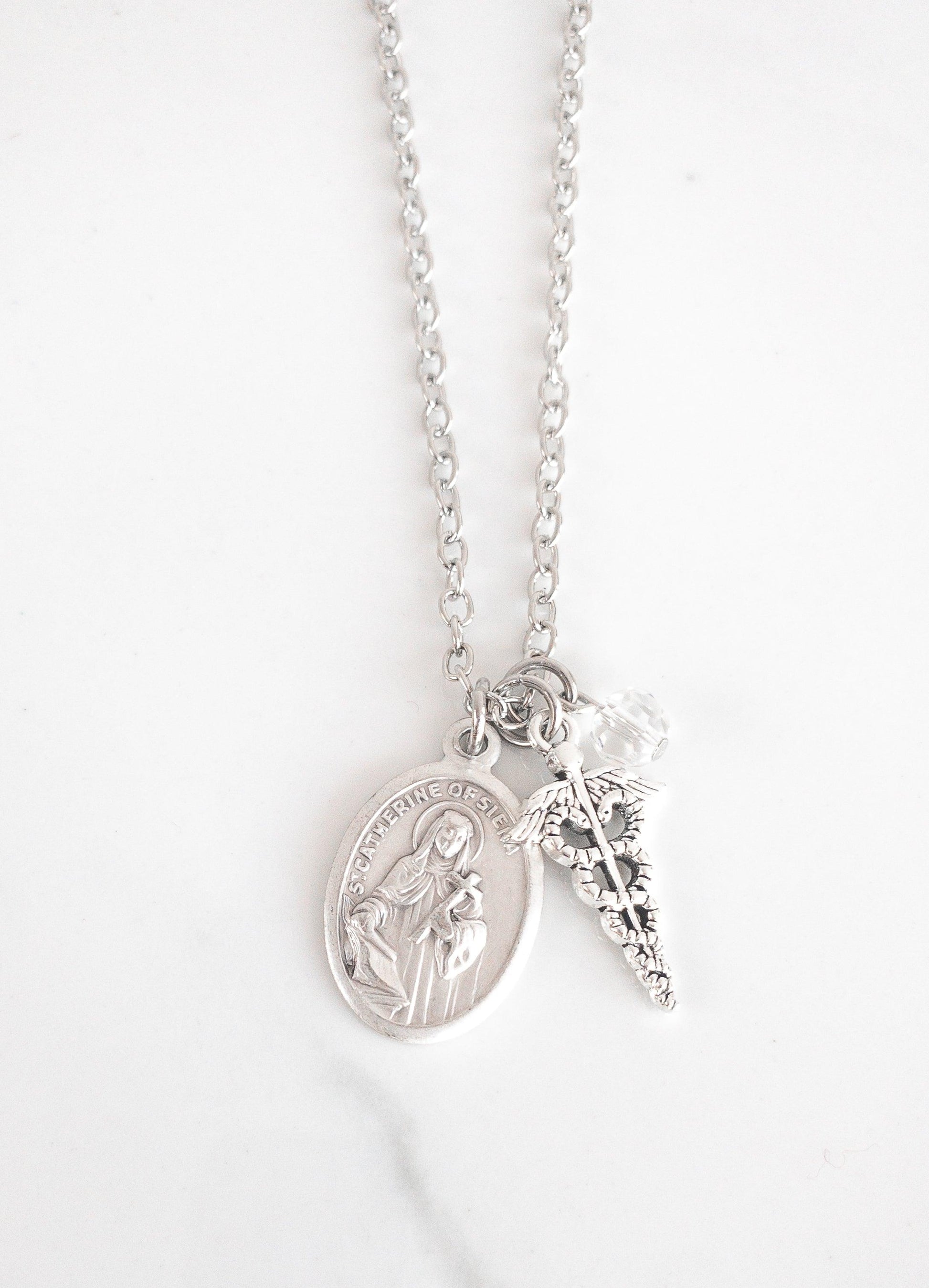 St Catherine of Siena Necklace - Sagely Sparrow
