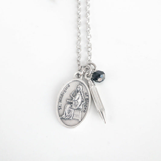 St Hildegard of Bingen Necklace - Sagely Sparrow