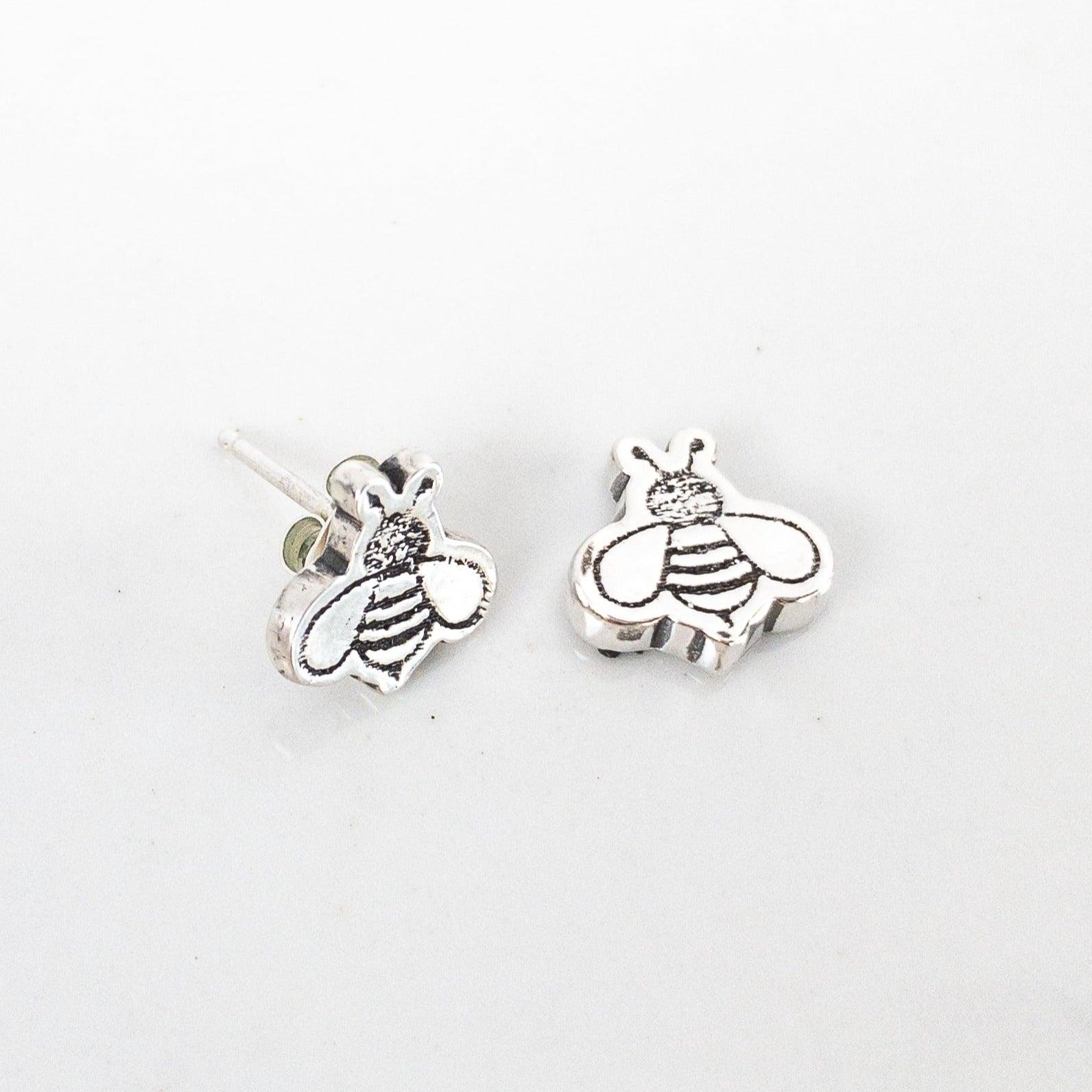 St. Ambrose Mismatched Bee Stud Earrings - Sagely Sparrow