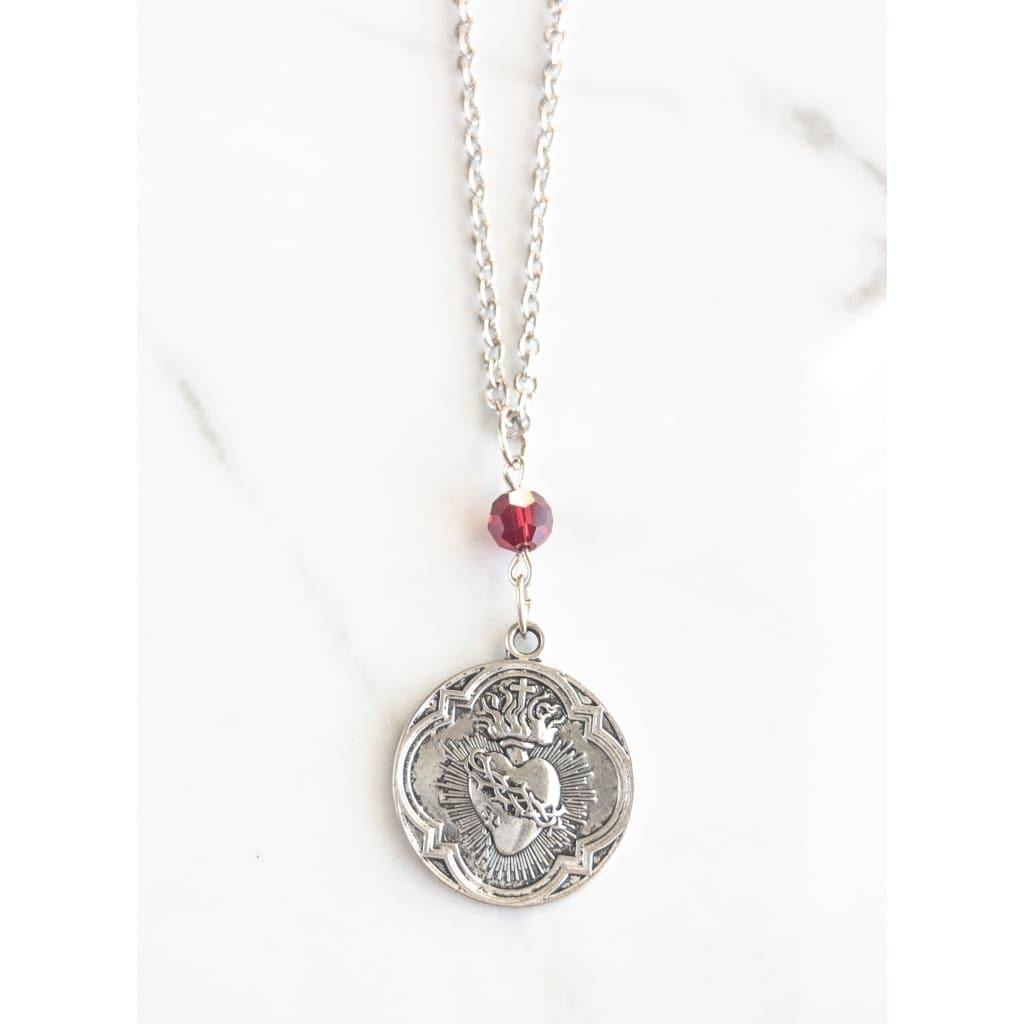 French Sacred Heart Necklace - Necklace