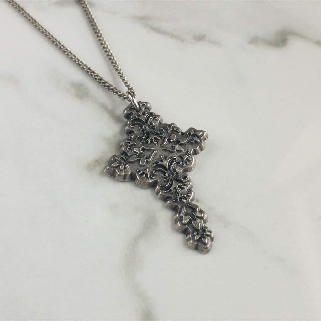 Large Cross Necklace - Necklace
