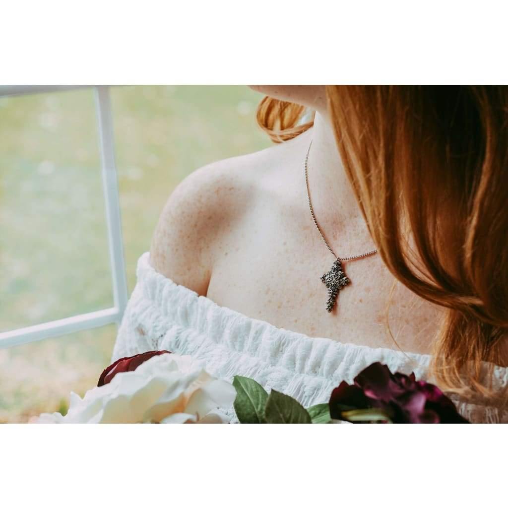 Large Cross Necklace - Necklace