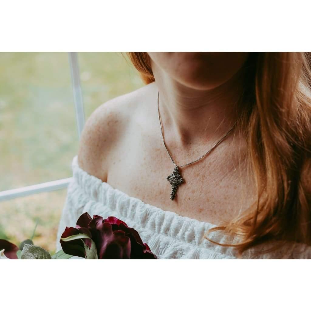 Large Cross Necklace - Necklace