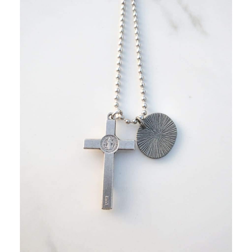St Benedict Crucifix Necklace - Saint Necklace