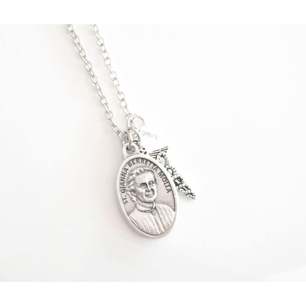St Gianna Molla Necklace - Saint Necklace