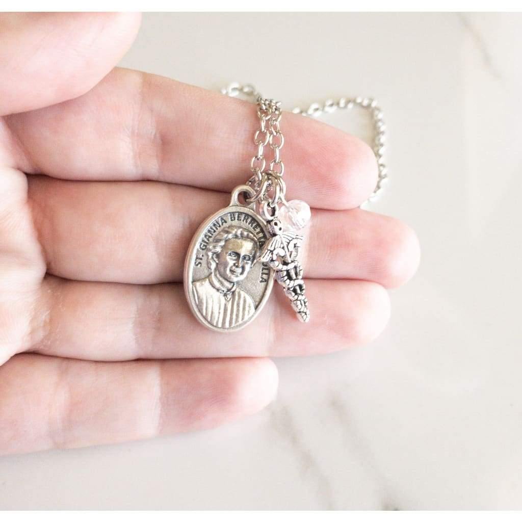 St Gianna Molla Necklace - Saint Necklace