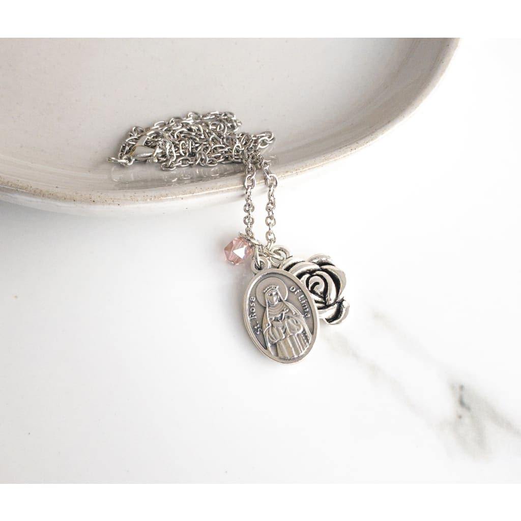 St Rose of Lima Necklace - Saint Necklace