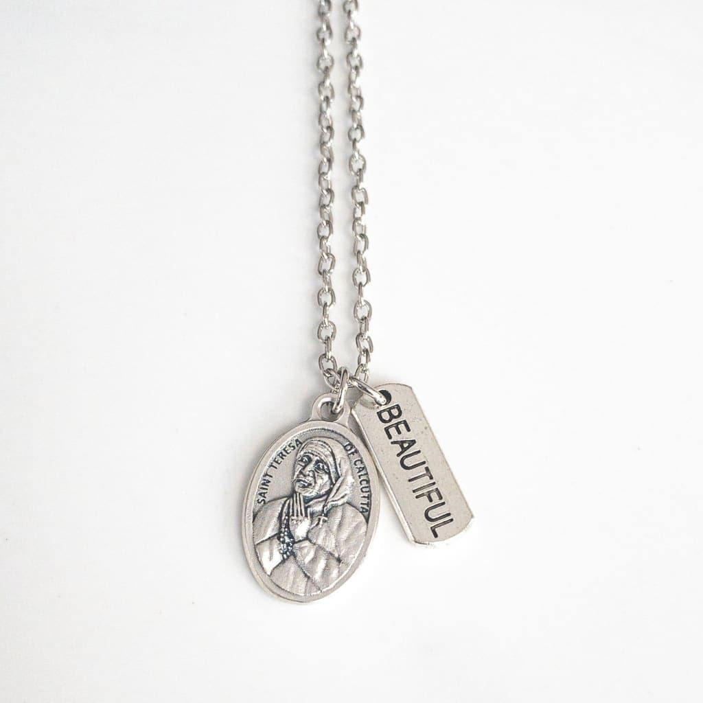St Teresa of Calcutta Necklace - Saint Necklace