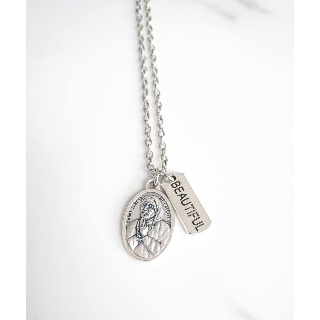 St Teresa of Calcutta Necklace - Saint Necklace