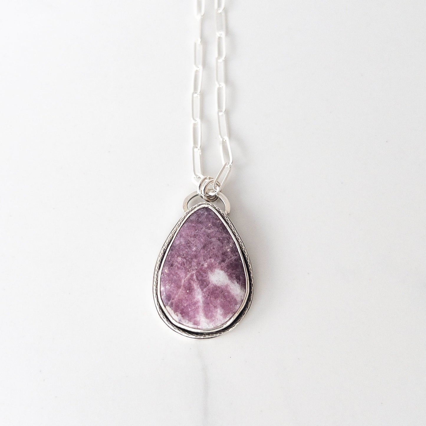 Hidden Cross Purple Gemstone Necklace