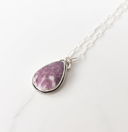 Hidden Cross Purple Gemstone Necklace