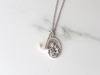 Saint Joseph the Worker Necklace for Men – Catholic Gift for Dad