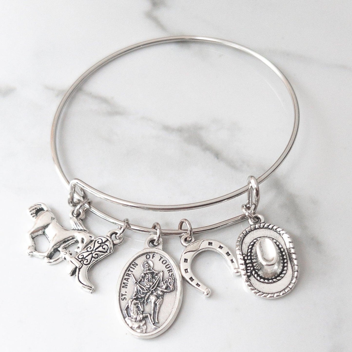 St. Martin of Tours Western Charm Bracelet