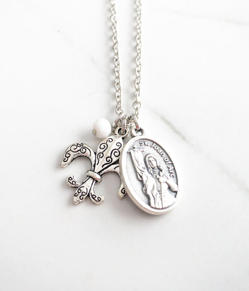 St Joan of Arc Necklace - Sagely Sparrow
