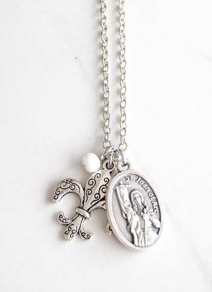 St Joan of Arc Necklace - Sagely Sparrow