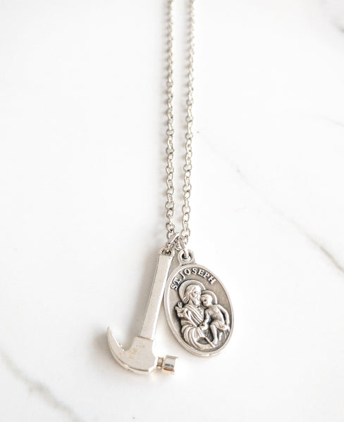 St Joseph Necklace - Sagely Sparrow