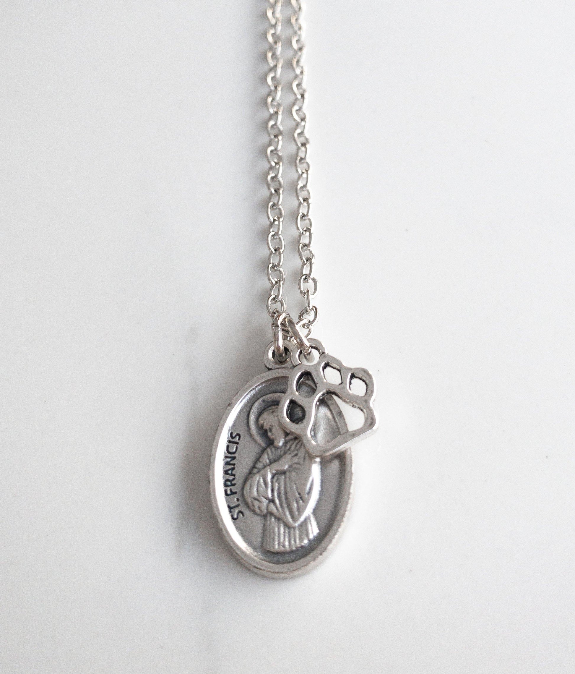 St Francis of Assisi Necklace - Sagely Sparrow
