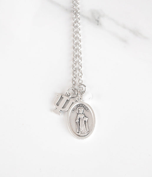 St Dymphna Psi Necklace - Sagely Sparrow