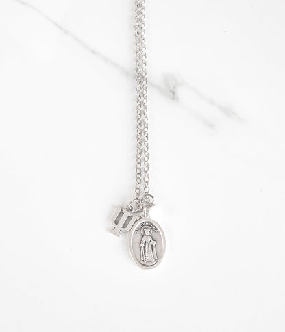 St Dymphna Psi Necklace - Sagely Sparrow
