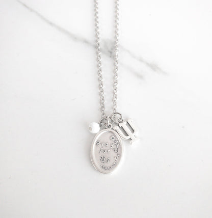 St Dymphna Psi Necklace - Sagely Sparrow