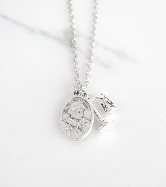 St Thomas More Necklace - Sagely Sparrow