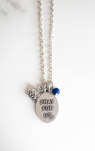 Our Lady Mary Queen of Heaven Crown Necklace