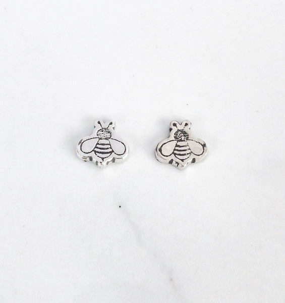 St. Ambrose Mismatched Bee Stud Earrings - Sagely Sparrow