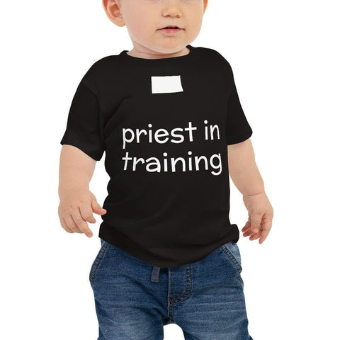 Priest in Training Baby T Shirt - 6-12m - Shirt