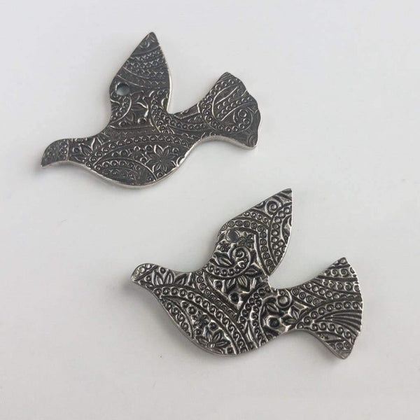 Reversible Dove Necklace - Necklace