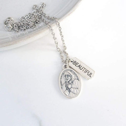 St Teresa of Calcutta Necklace - Saint Necklace