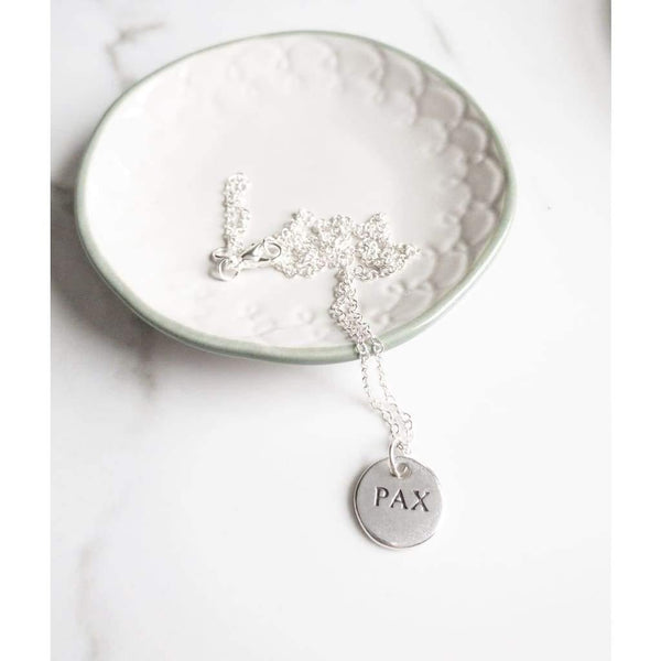 Sterling Silver Pax Necklace - Necklace